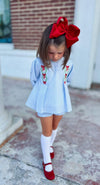 Embroidered Santa Dress