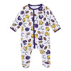 Future Draft Footie: Purple & Gold