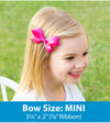 Mini (small) Solid Color Hair Bow