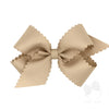 Scalloped Medium Hair Bows