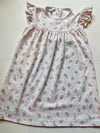 Twinkle Toes Printed Flutter Sleeve Dress
