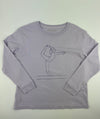 Purple Gymnast Long Sleeve Shirt