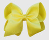 Solid Grosgrain Bow: 5 inch