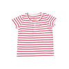 Pocket Shirt and Short French Terry: Stripe Vintage Red