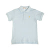 Prim & Proper Polo: Buckhead Blue With Bellport Butter Yellow Stork