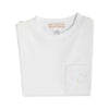 Carter Crewneck: Worth Avenue White With Multicolor Stork