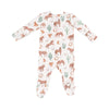 Western Horses Zipper Footie