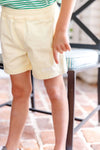 Sheffield Shorts: Bellport Butter Yellow With Buckhead Blue Stork