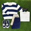 Sheffield Shorts: Nantucket Navy With Keeneland Khaki Stork