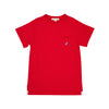 Carter Crewneck: Richmond Red With Park City Periwinkle Stork