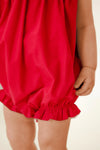 Stiles Sunsuit: Richmond Red With Worth Avenue White And Nantucket Navy