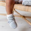 Stay-on, Non-Slip Bootie - Grey