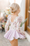 Violet Breeze Long Sleeve Leotard