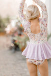 Violet Breeze Long Sleeve Leotard