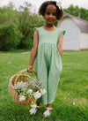 Green Daisy Pant Romper