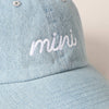 Mini Match Cap: LIGHT DENIM