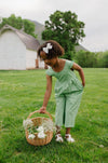 Green Daisy Pant Romper