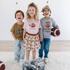Football Lace Patch Beanie
