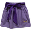 JMU Dukes Embroidered Gingham Skirt With Sash