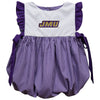 JMU Dukes Purple Gingham Bubble