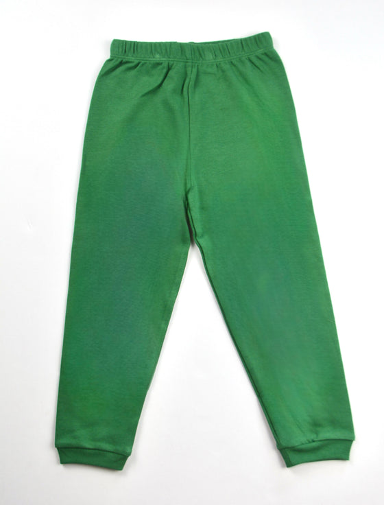 Solid Jogger Pants: Light Hunter Green