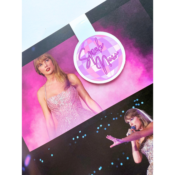 Speak Now disco Taylor Swift inspired Magnetic Bookmark