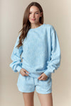 Baby Blue Bow Sweatshirt