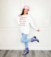 Multicolor Candy Heart Youth Sweatshirt