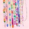 Party Loop - Rainbow Gemstone Bead Necklace