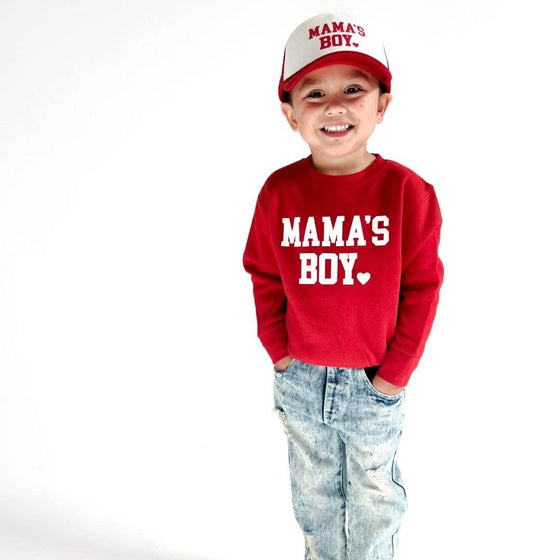 Mama's Boy Patch Sweatshirt