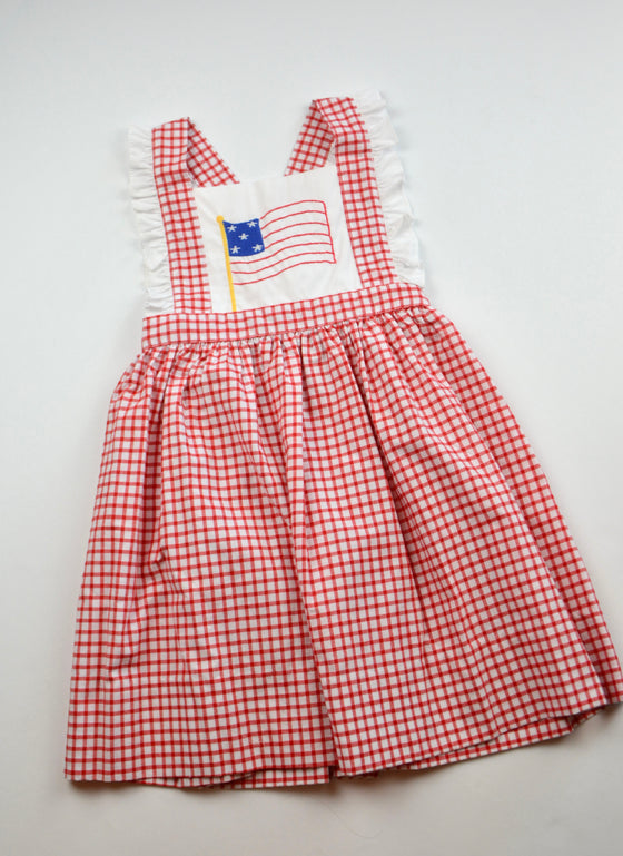 Flag Embroidered Dress