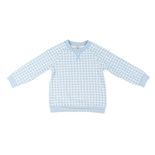  Blue Gingham Preston Pullover