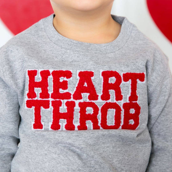 Heart Throb Patch Sweatshirt