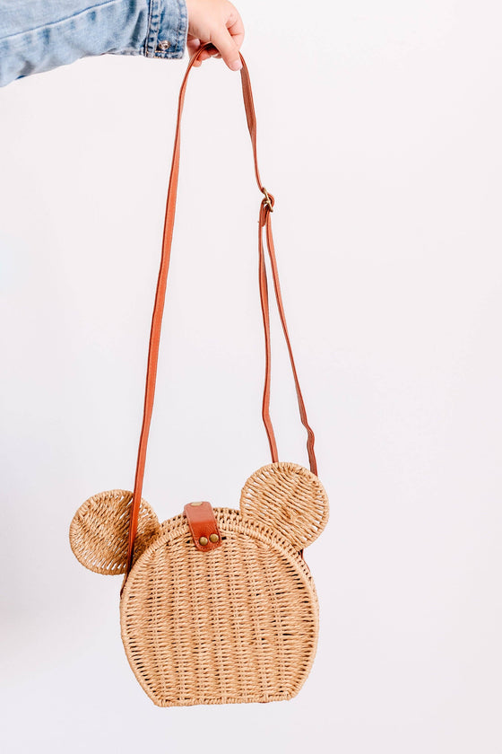 Rattan Mouse Purse