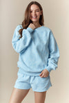 Baby Blue Bow Sweatshirt
