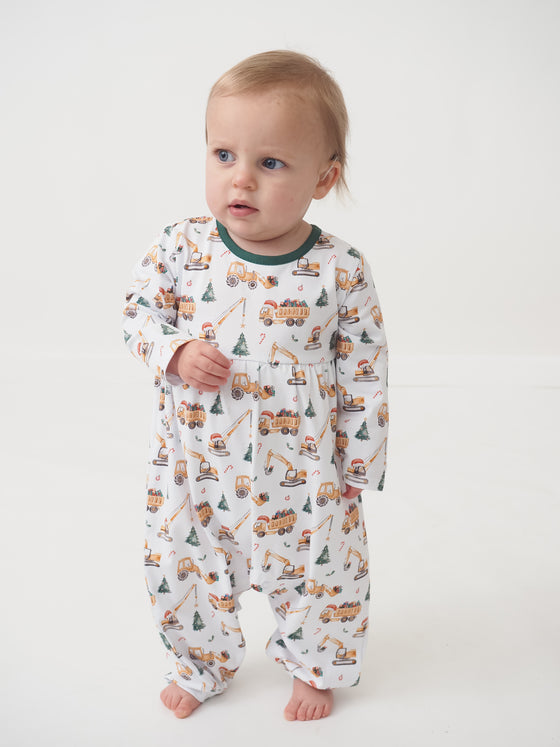 Christmas Construction Parker Playsuit