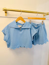 Scallop Dolman Top