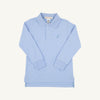 Long Sleeve Prim & Proper Polo: Beale Street Blue