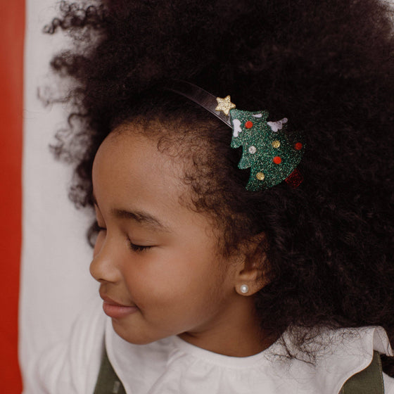 Festive Christmas Tree Headband