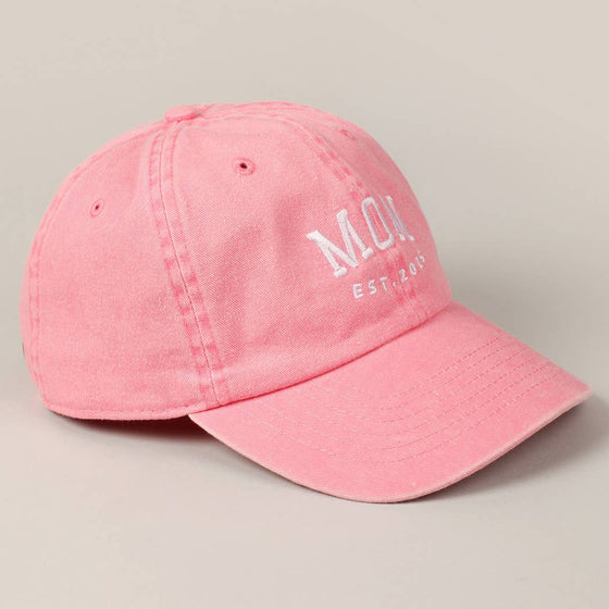 MOM EST.2025 Baseball Cap