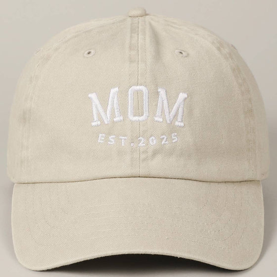 MOM EST.2025 Baseball Cap