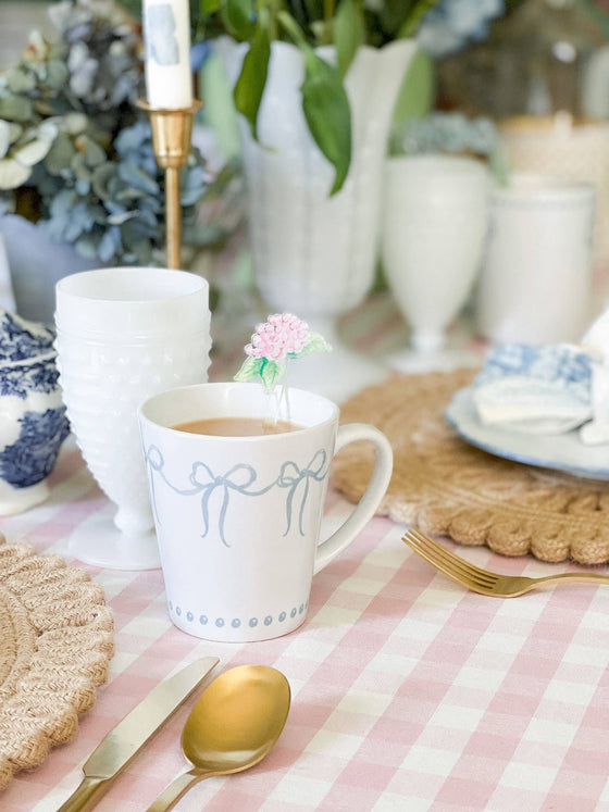 French Blue Bows Mug