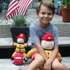 Frank the Fireman Knit Doll: 7"