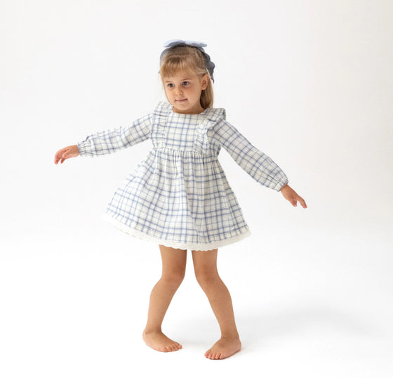 Blue Plaid Dress