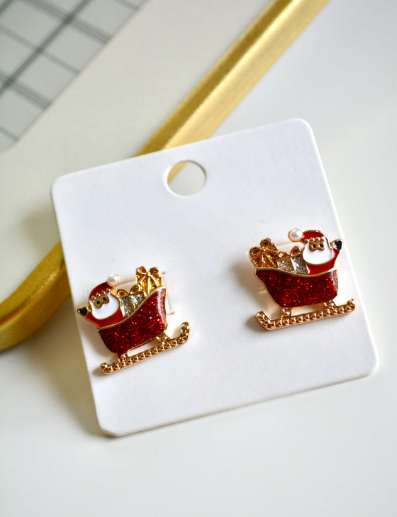 Santa Stud Earrings