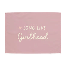  {Lilac & Ivory} Heart Long live Girlhood Banner: Original: 26x36"