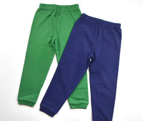 Solid Jogger Pants: Light Hunter Green