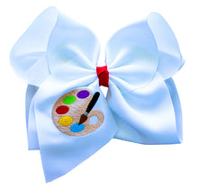  Art Time Embroidered Hair Bow