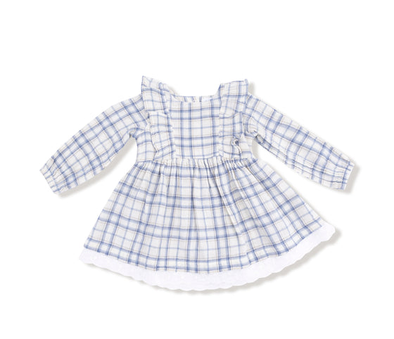 Blue Plaid Dress
