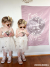 TS Long Live / Never Grow Up Reversible Banner | Fabric Wall: Small 17x13"